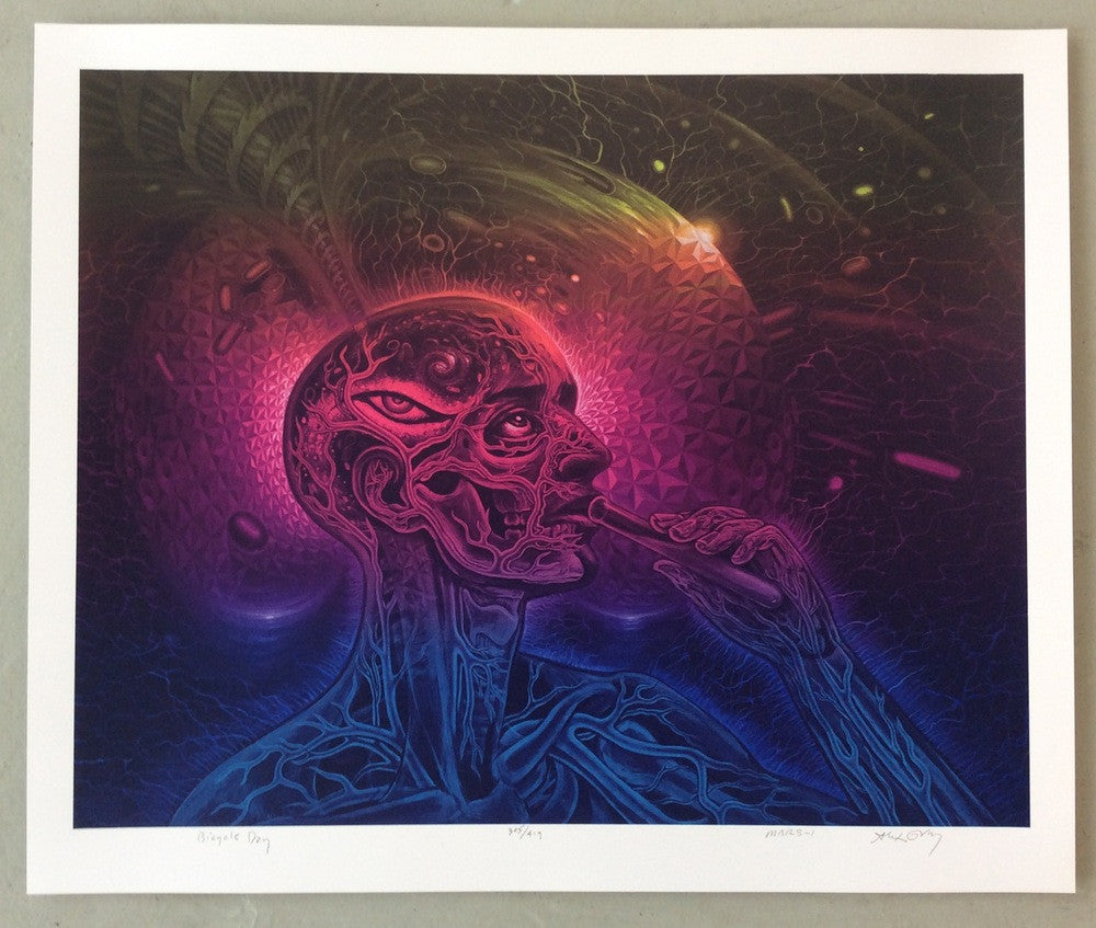 New Release: "Bicycle Day" by Alex Grey & Mars-1