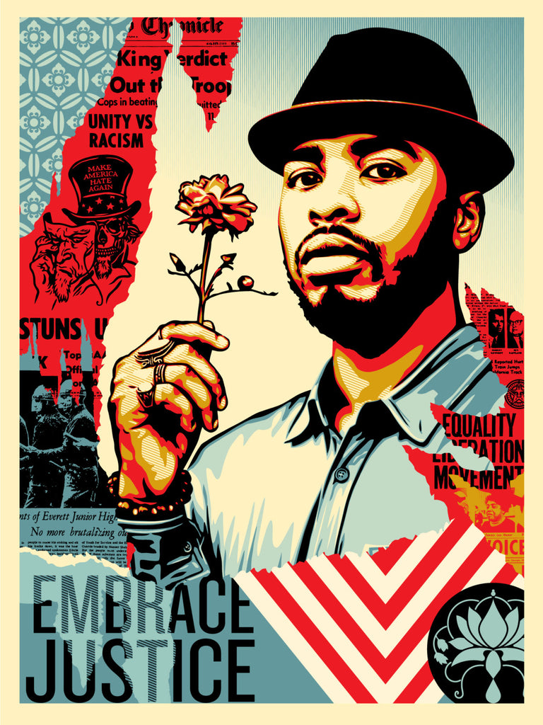 New Release: “Embrace Justice” by Shepard Fairey