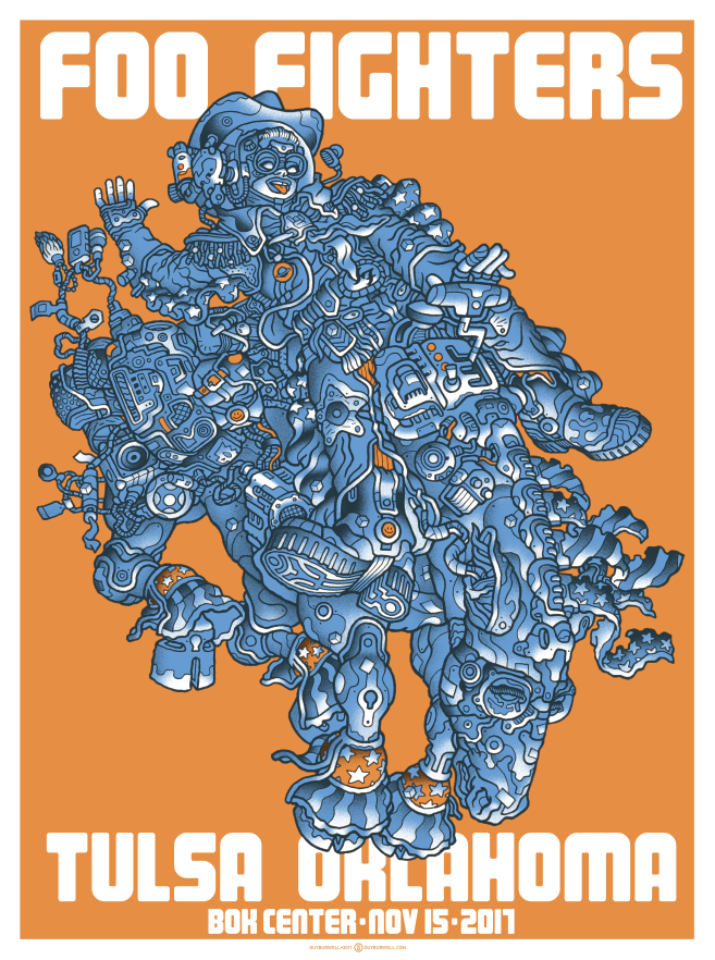 New Release: “Foo Fighters Tulsa 2017” by Guy Burwell