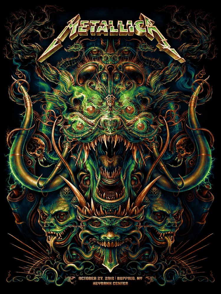 New Release: “Metallica Buffalo 2018” by NC Winters