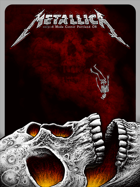 New Release: “Metallica Portland 2018” by EMEK