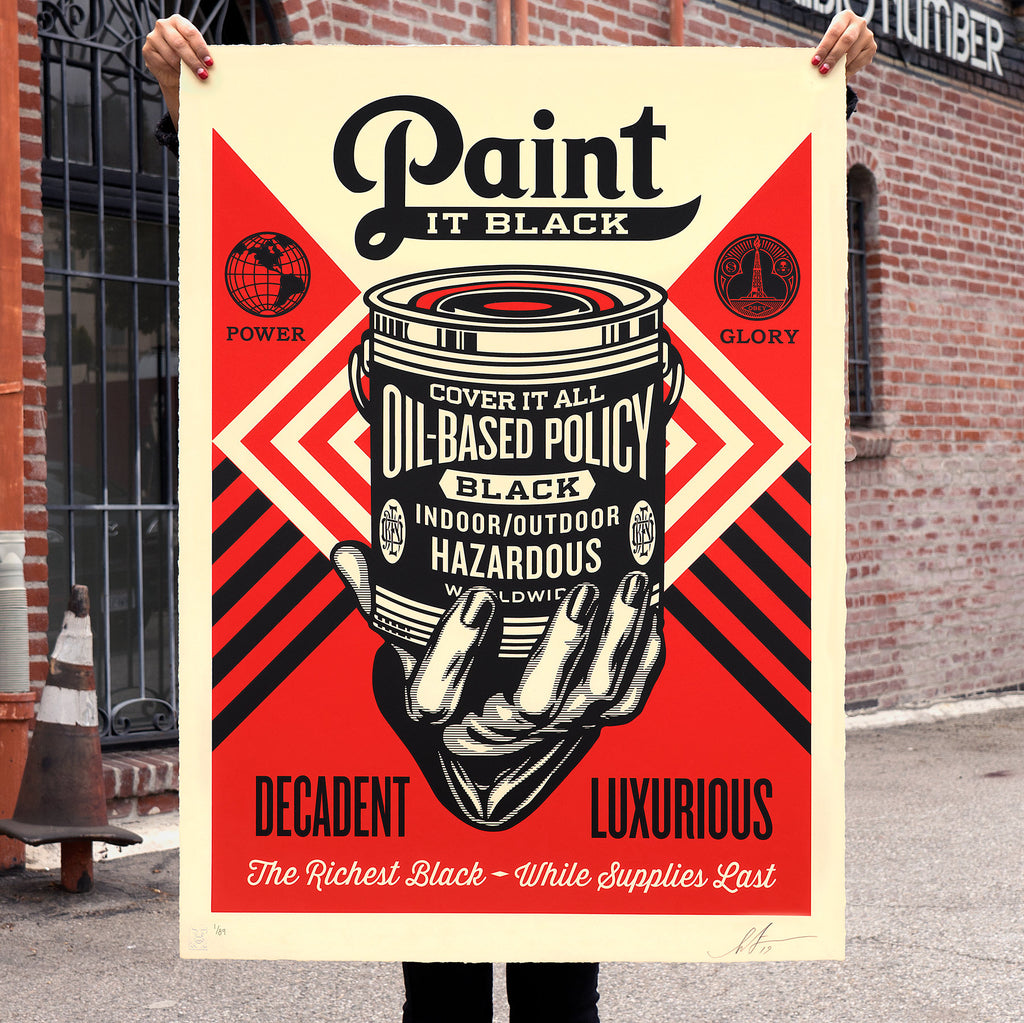 New Release: “Paint It Black" by Shepard Fairey