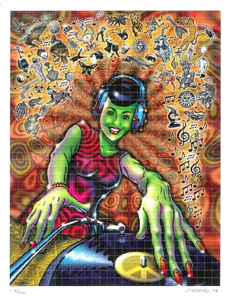 EMEK - "DJ Girl" Blotter - 2007