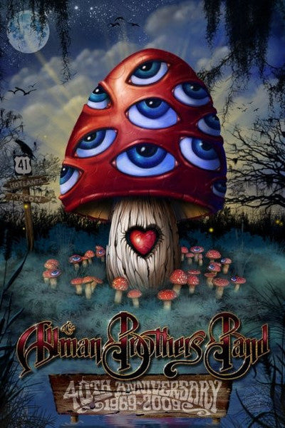 Jeff Wood - "Allman Brothers Band NYC II" 1st Edition Lenticular - 2009
