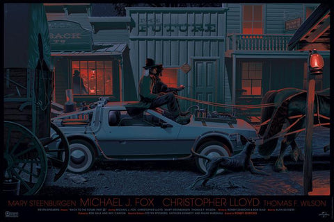 Laurent Durieux - "Back to the Future Part III" Variant - 2014