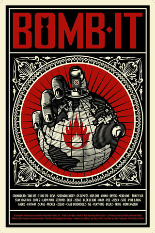 Shepard Fairey - "Bomb It" Large Offset Edition - 2008