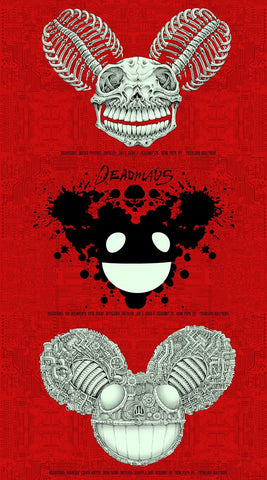 EMEK - "Deadmau5 NYC" Uncut Red Proof - 2010
