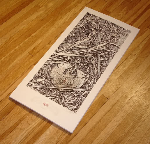 Aaron Horkey - "Detritus" Japan Variant - 2008