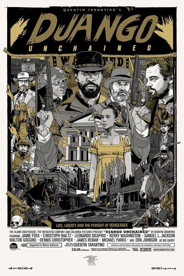 Tyler Stout - "Django Unchained" Signed Variant AP - 2013
