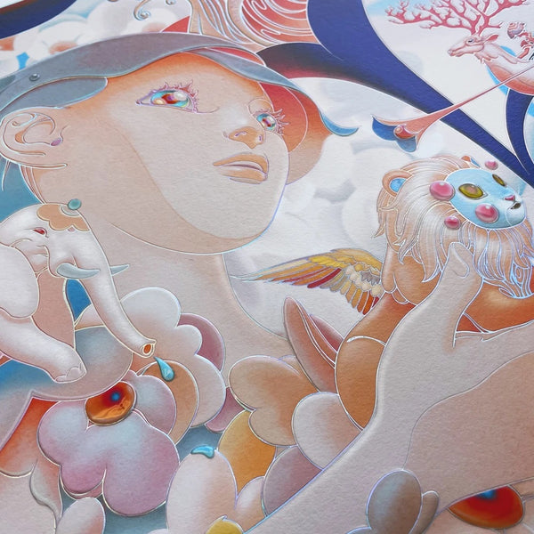 James Jean - "Forager III" 1st Edition - 2020 (Detail 3)