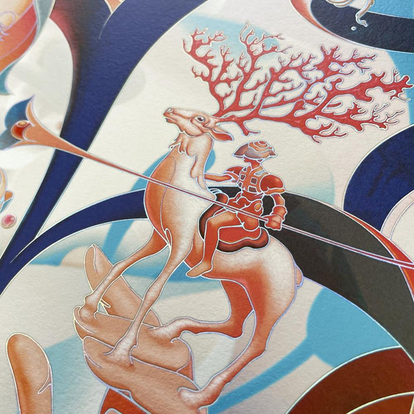 James Jean - "Forager III" 1st Edition - 2020 (Detail 5)