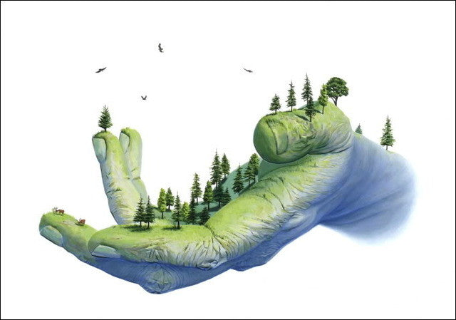 Josh Keyes - "Guardian I" 1st Edition - 2008