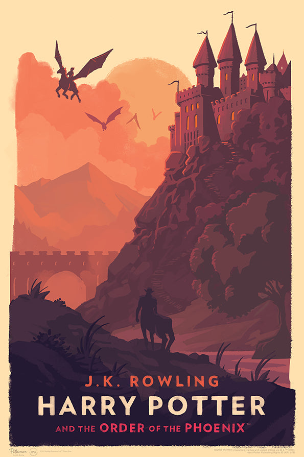 Olly Moss - "Harry Potter and the Order of the Phoenix" 1st Edition - 2016