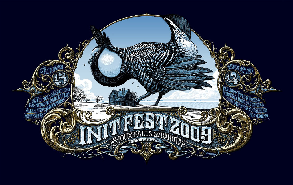 Aaron Horkey - "Init Fest Sioux Falls" Artist Edition - 2009