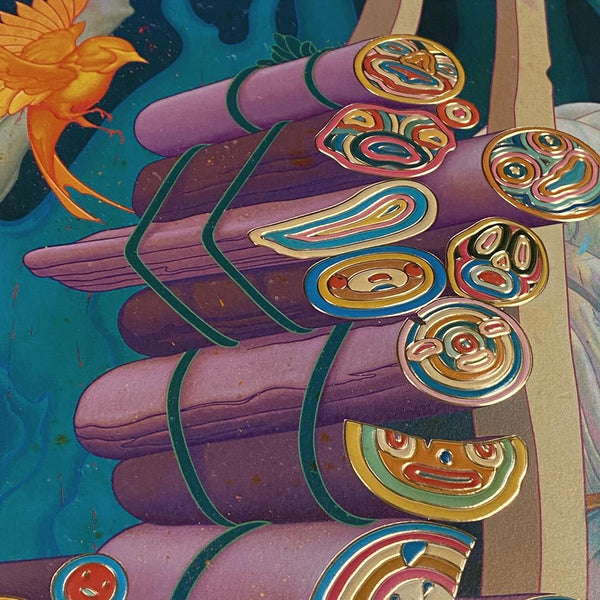 James Jean - "Kindling III" 1st Edition - 2020 (Detail 1)