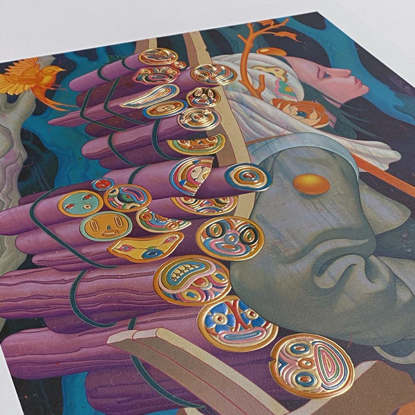 James Jean - "Kindling III" 1st Edition - 2020 (Detail 2)