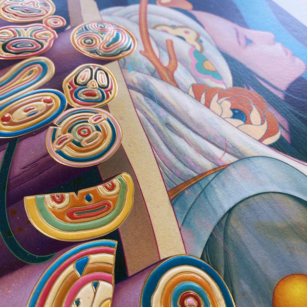 James Jean - "Kindling III" 1st Edition - 2020 (Detail 3)