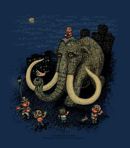 Marq Spusta - "As the Mammoth Leaves Town" Blue Edition - 2009