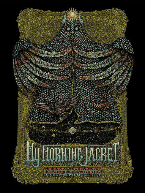 Marq Spusta - "My Morning Jacket Los Angeles 08" Black Variant - 2008