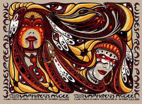 Jeff Wood - "Widespread Panic Umphrey's McGee Charleston" Uncut Set - 2013