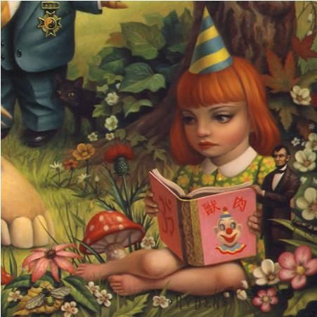 Mark Ryden - "Pumpkin President" 1st Edition - 2008 (Detail 1)