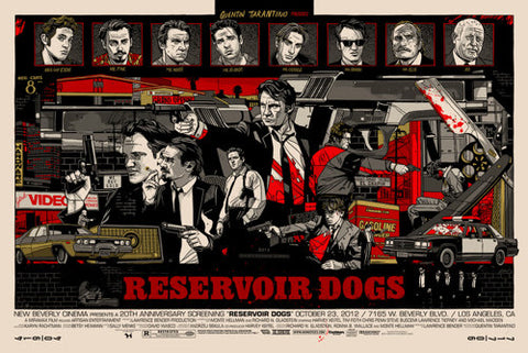 Tyler Stout - "Reservoir Dogs" Signed 1st Edition - 2012