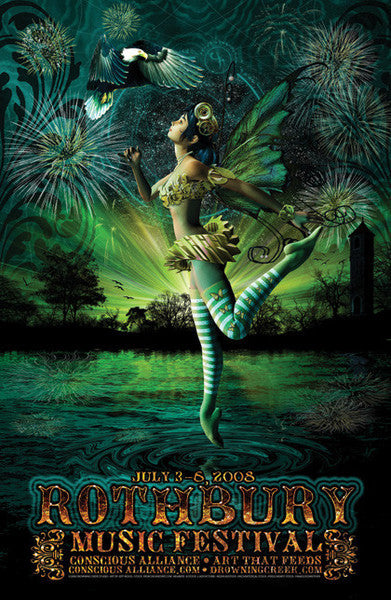 Jeff Wood - "Rothbury Conscious Alliance" Lenticular - 2008