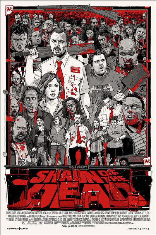 Tyler Stout - "Shaun of the Dead" Variant - 2013