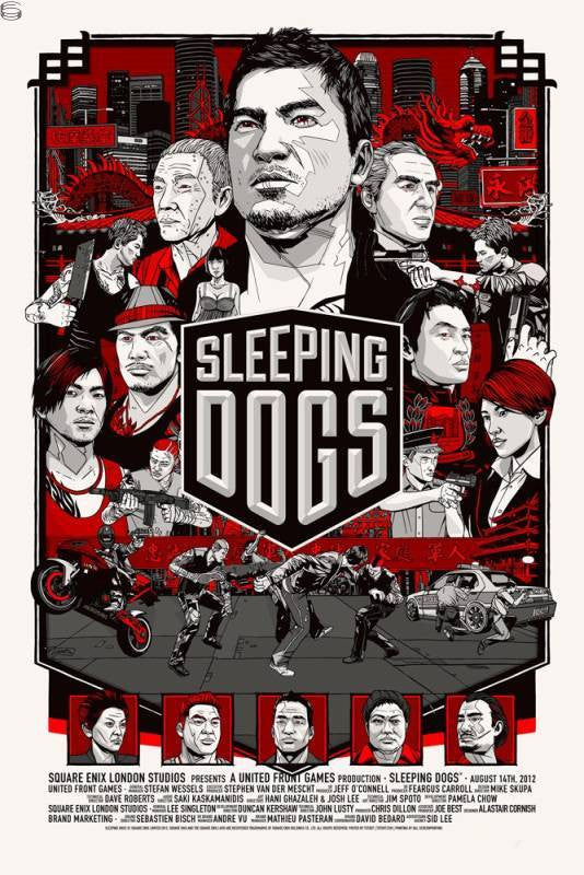 Tyler Stout - "Sleeping Dogs" Prima Games Variant - 2012
