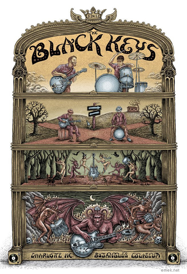 EMEK - "Black Keys Charlotte" Artist Edition - 2012