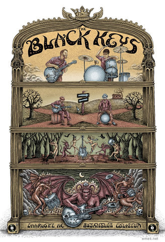 EMEK - "Black Keys Charlotte" Artist Edition - 2012