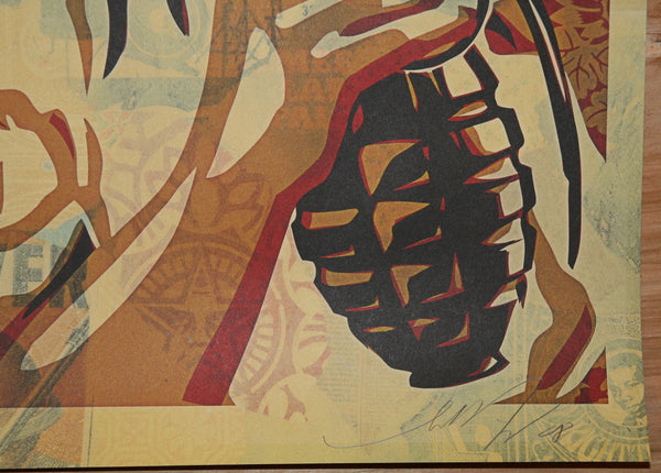 Shepard Fairey - "War by Numbers" Large Offset Edition - 2007