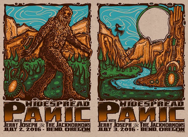 Jeff Wood - "Widespread Panic Bend" Uncut Set - 2016