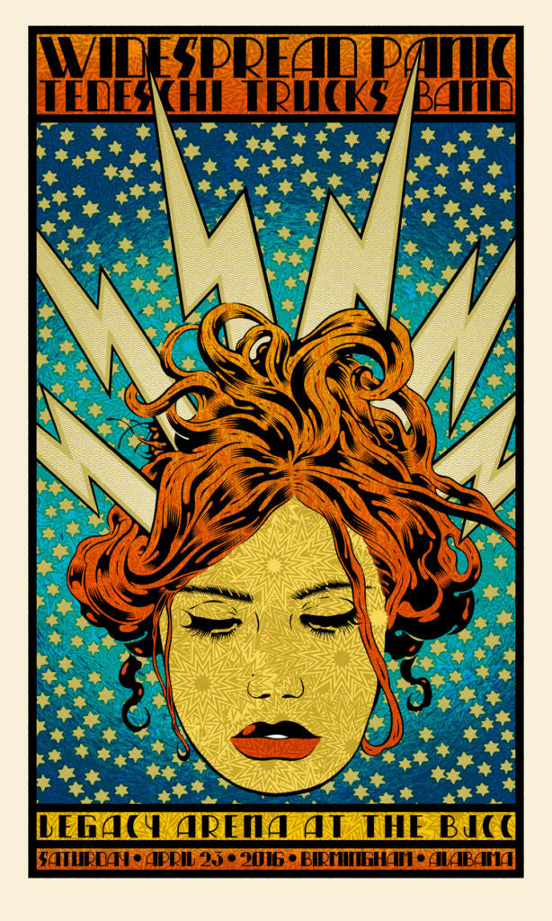 Chuck Sperry - "Widespread Panic Birmingham" Artist Edition - 2016