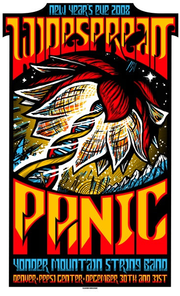 Brad Klausen - "Widespread Panic Denver" 1st Edition - 2008