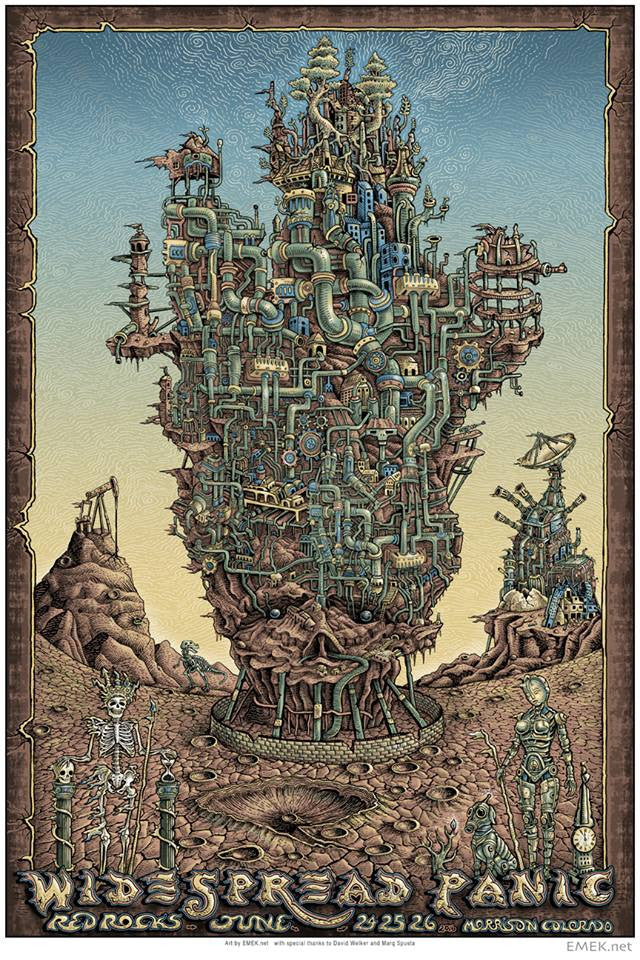 EMEK - "Widespread Panic Morrison" 1st Edition - 2016