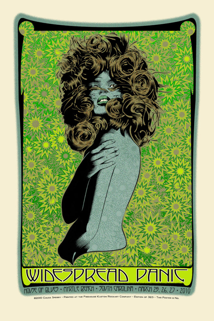 Chuck Sperry - "Widespread Panic Myrtle Beach" Artist Edition - 2010