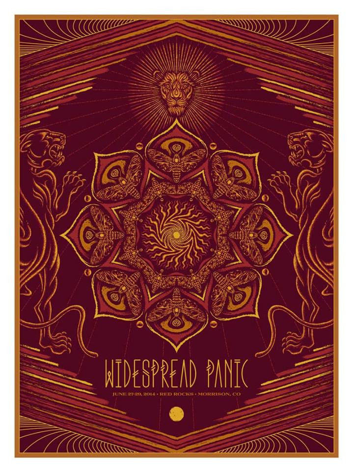Todd Slater - "Widespread Panic Morrison" 1st Edition - 2014