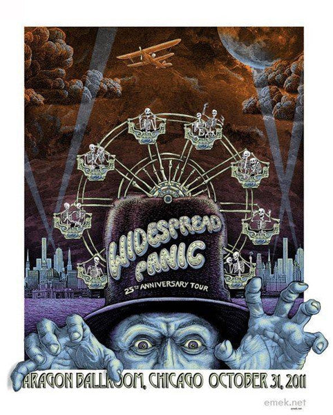 EMEK - "Widespread Panic Chicago 11" 1st Edition - 2011