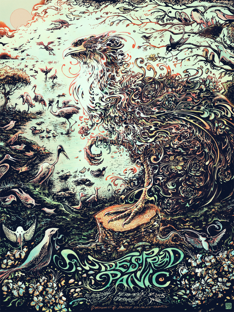 Miles Tsang - "Widespread Panic St. Louis" 1st Edition - 2014