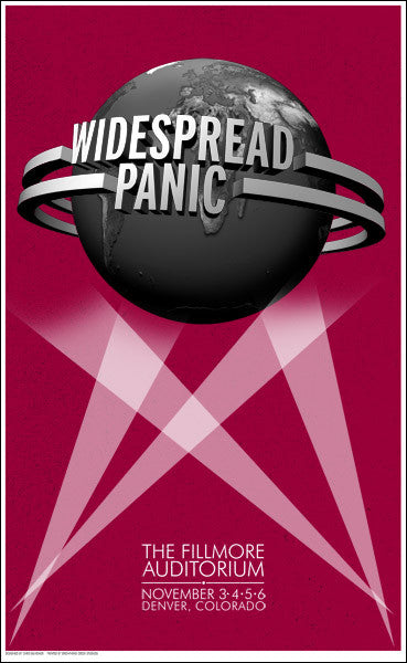 Chris Bilheimer - "Widespread Panic Denver" 1st Edition - 2005