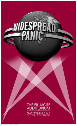 Chris Bilheimer - "Widespread Panic Denver" 1st Edition - 2005