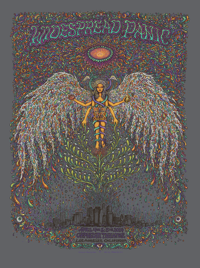 Marq Spusta - "Widespread Panic Los Angeles" 1st Edition - 2014