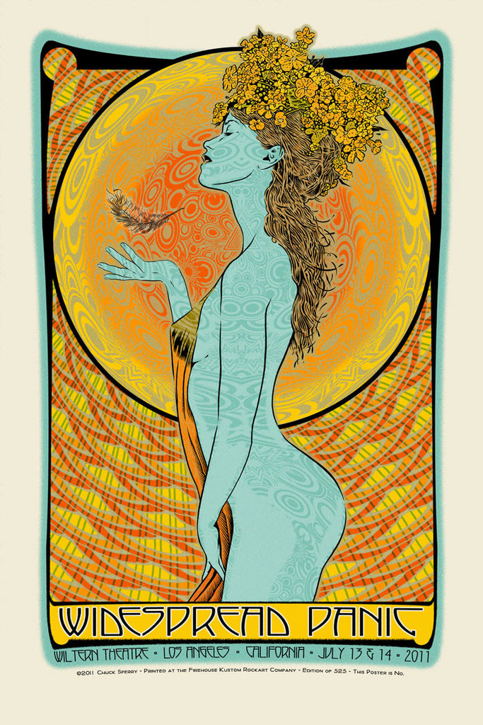Chuck Sperry - "Widespread Panic Los Angeles" 1st Edition - 2011
