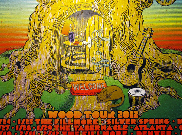 Chuck Sperry - "Widespread Panic Wood Tour" 1st Edition - 2012 (Detail 1)