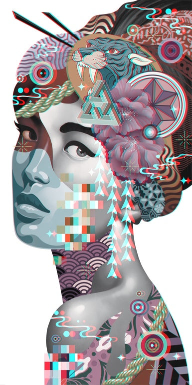 New Release: “3D Geisha" by Tristan Eaton