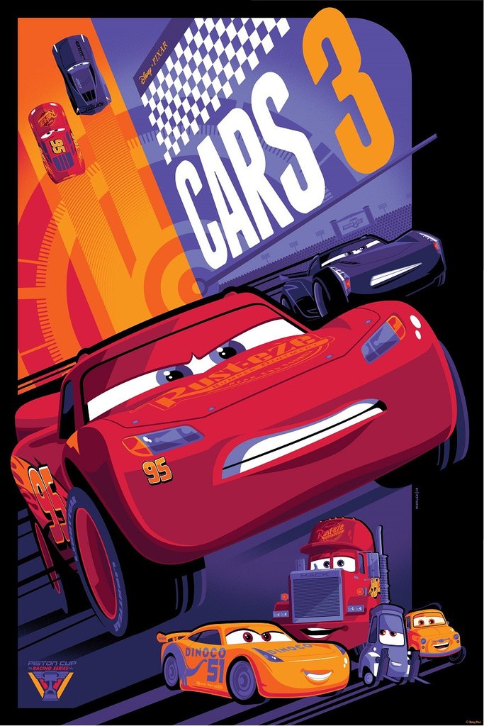 New Release: “Cars 3” Asphalt Variant by Tom Whalen
