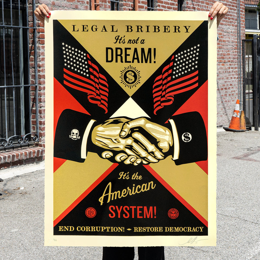 New Release: “End Corruption" by Shepard Fairey