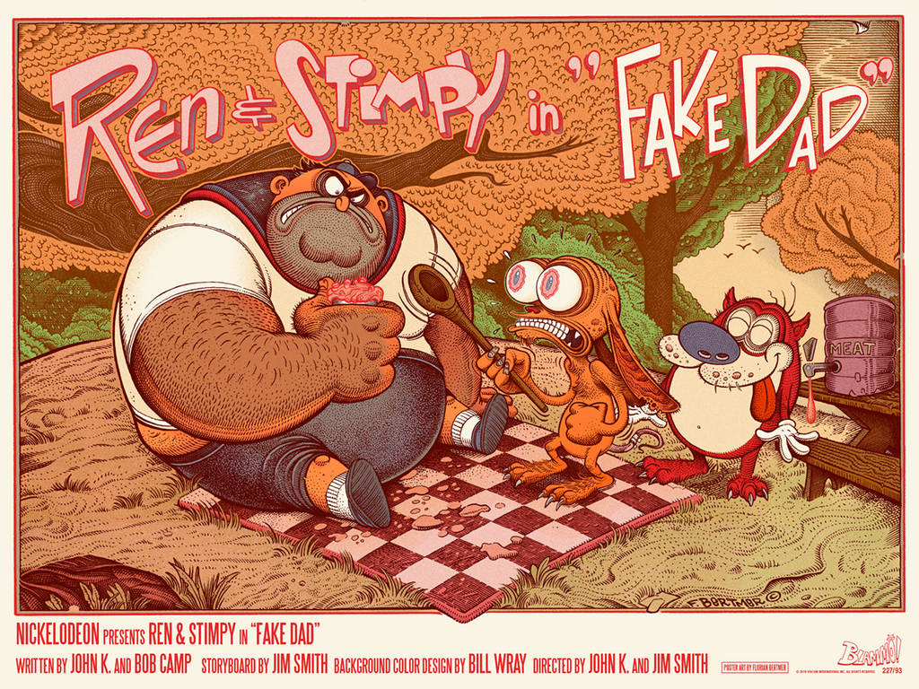 New Release: “Ren & Stimpy in Fake Dad” by Florian Bertmer