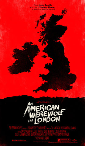 Olly Moss - "American Werewolf in London" 1st Edition - 2011